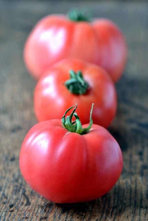 Home-grown Beefsteak Tomatoes