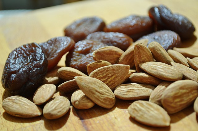 Dried Apricots and Almonds