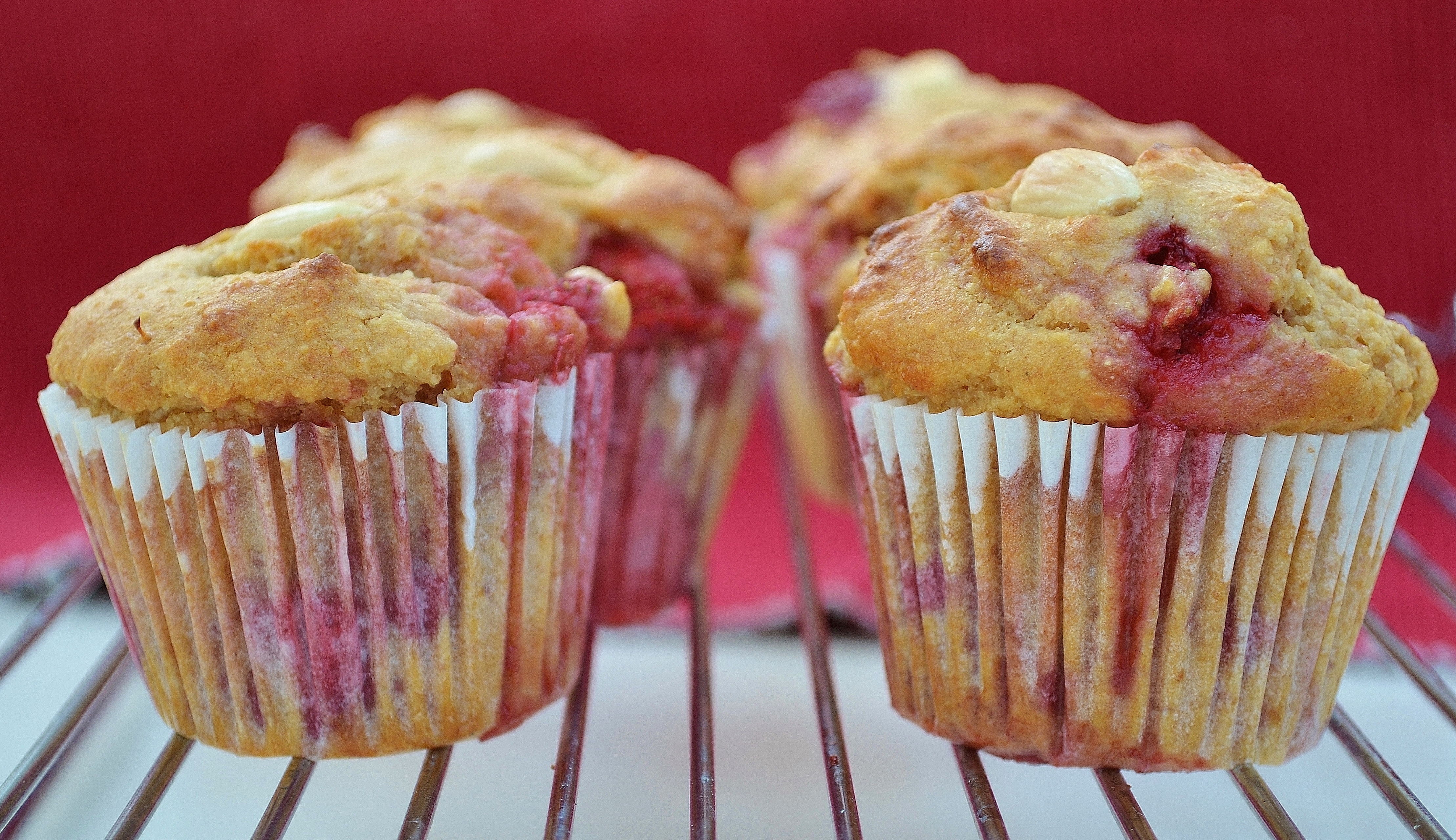 Strawberry-Almond Muffins