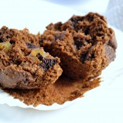 Double Ginger Choc Chunk Muffins