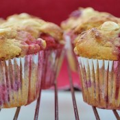 Strawberry-Almond Amazake Muffins