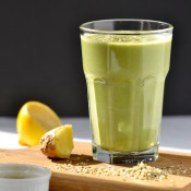 Lemon, Ginger & Green Tea Smoothie + Optimum 9200 Blender Giveaway