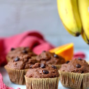 Plant-Powered Families: Review & Double Chocolate Orange Banana Muffins